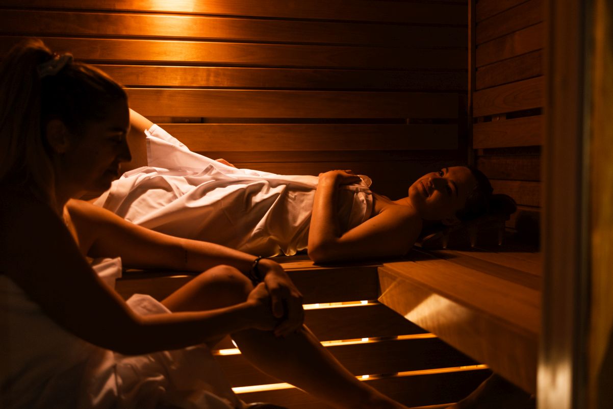 Relax v suchej saune