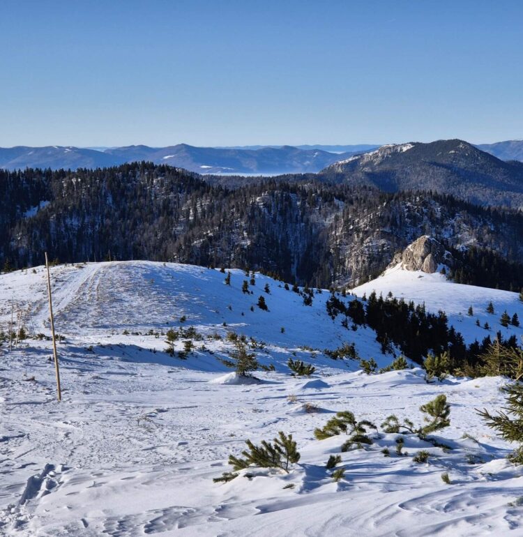 Pohľad na Kráľovú skalu Veľká Fatra